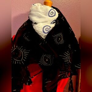 Beautiful Evil Eye Scarf/Wrap 🧿💙